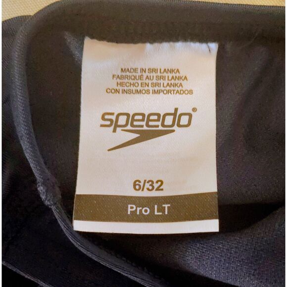 NWT Speedo Solid Super Pro ProLT Size 6/32 Competitive Swim 1Piece Blue Workout - Picture 4 of 6